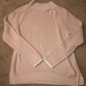 GAP Blush Pink Mock Neck Sweater